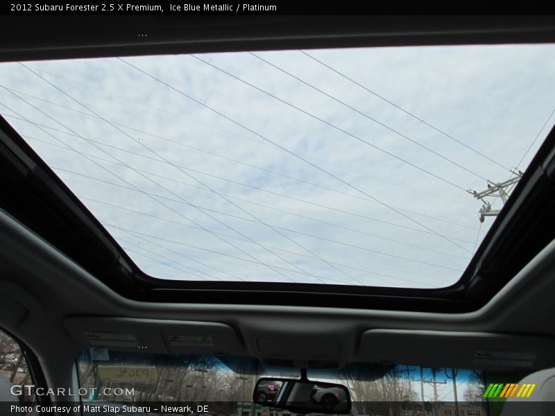 Ice Blue Metallic / Platinum 2012 Subaru Forester 2.5 X Premium