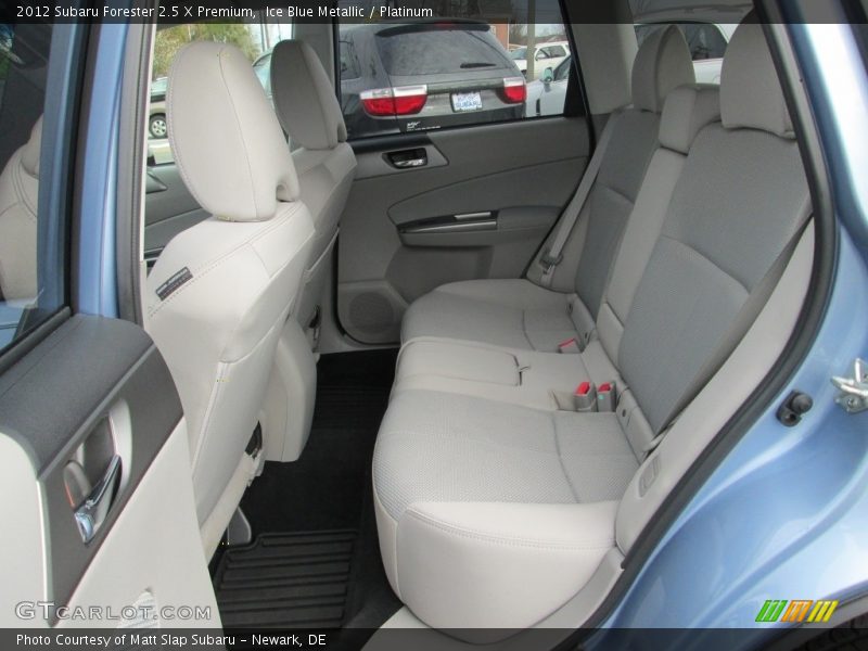 Ice Blue Metallic / Platinum 2012 Subaru Forester 2.5 X Premium