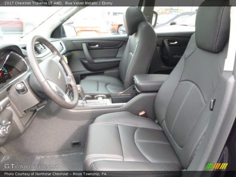 Blue Velvet Metallic / Ebony 2017 Chevrolet Traverse LT AWD