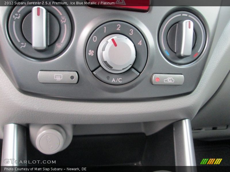 Ice Blue Metallic / Platinum 2012 Subaru Forester 2.5 X Premium