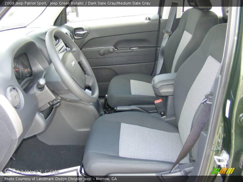 Jeep Green Metallic / Dark Slate Gray/Medium Slate Gray 2009 Jeep Patriot Sport