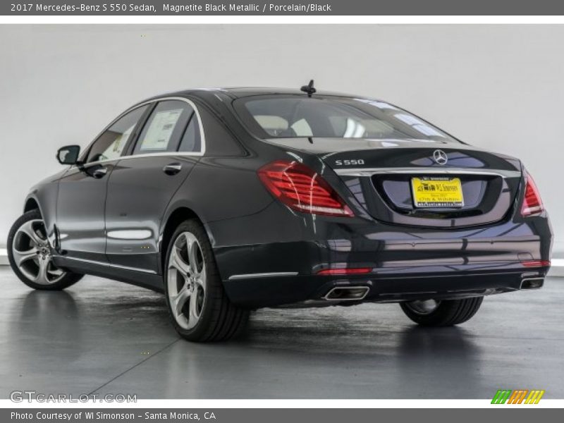 Magnetite Black Metallic / Porcelain/Black 2017 Mercedes-Benz S 550 Sedan