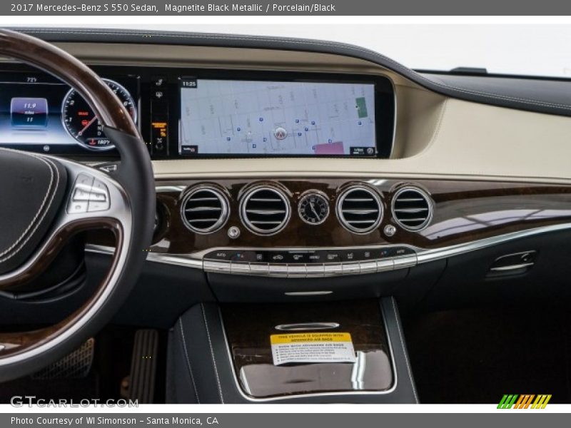 Dashboard of 2017 S 550 Sedan