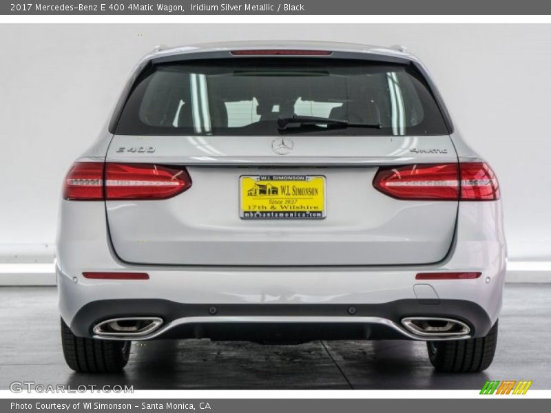 Iridium Silver Metallic / Black 2017 Mercedes-Benz E 400 4Matic Wagon
