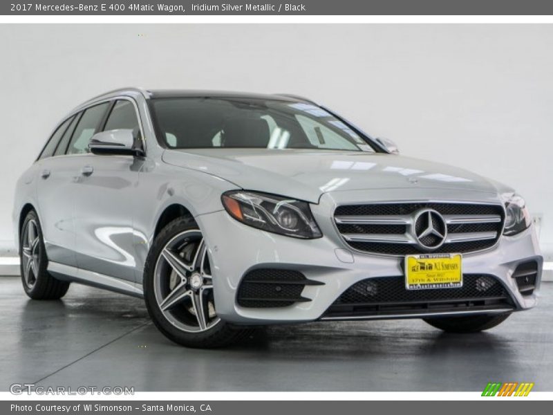 Iridium Silver Metallic / Black 2017 Mercedes-Benz E 400 4Matic Wagon