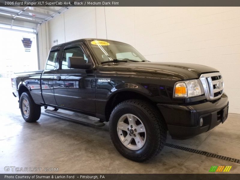Black / Medium Dark Flint 2006 Ford Ranger XLT SuperCab 4x4