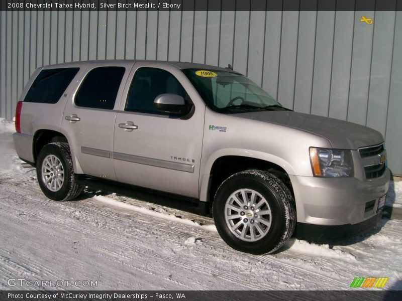 Silver Birch Metallic / Ebony 2008 Chevrolet Tahoe Hybrid