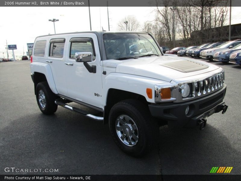 Birch White / Ebony Black 2006 Hummer H3