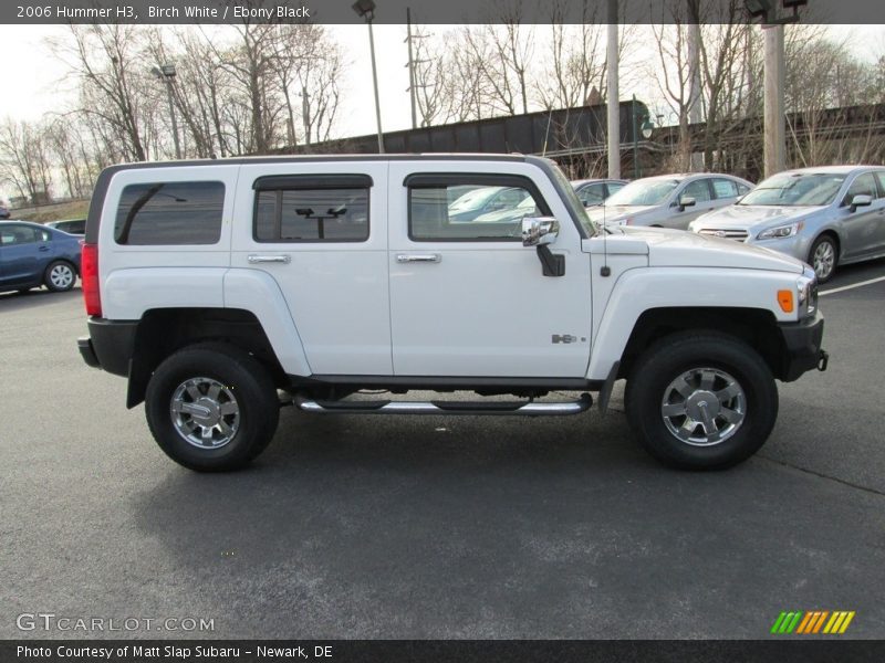 Birch White / Ebony Black 2006 Hummer H3