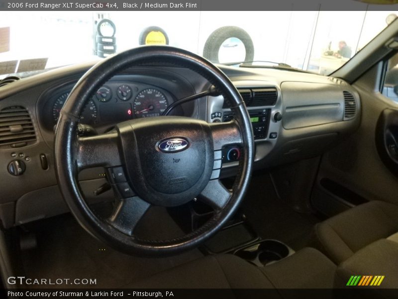 Black / Medium Dark Flint 2006 Ford Ranger XLT SuperCab 4x4