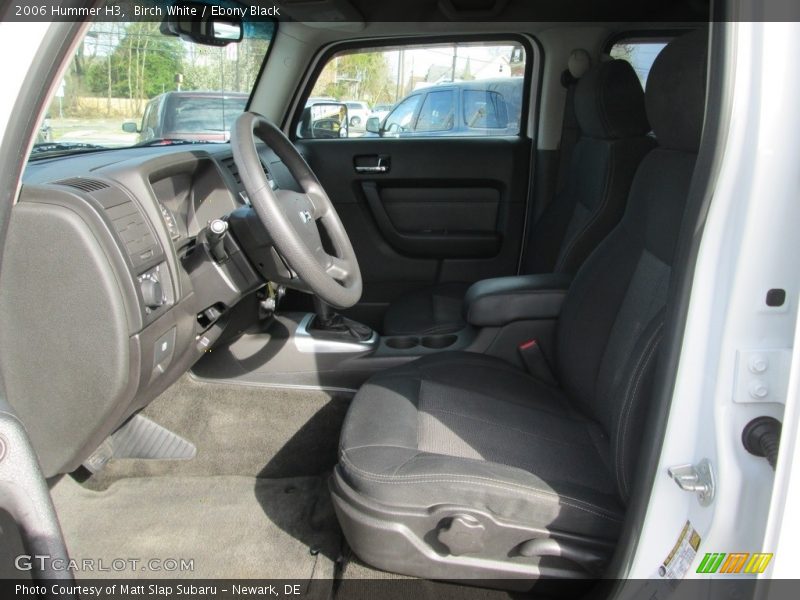 Birch White / Ebony Black 2006 Hummer H3