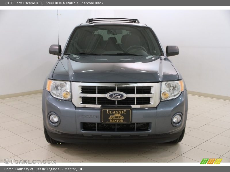 Steel Blue Metallic / Charcoal Black 2010 Ford Escape XLT