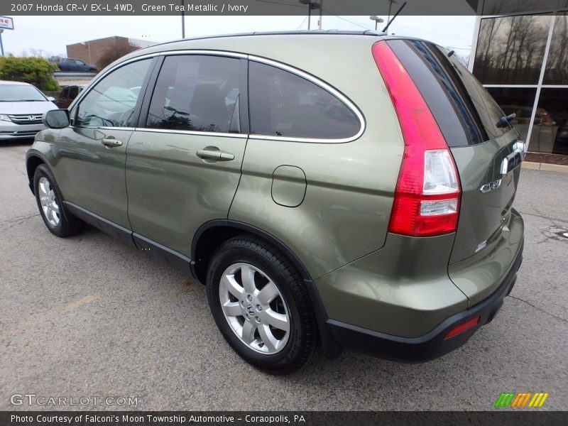 Green Tea Metallic / Ivory 2007 Honda CR-V EX-L 4WD