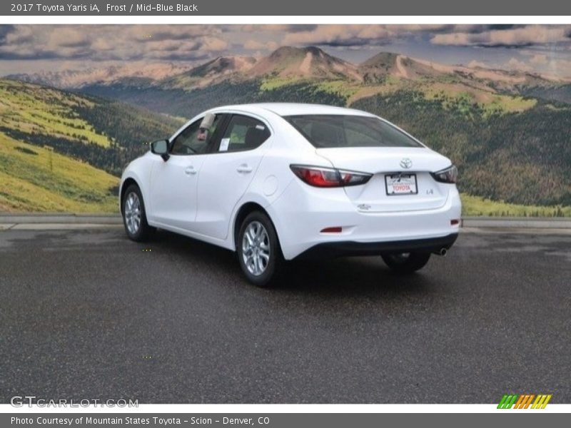 Frost / Mid-Blue Black 2017 Toyota Yaris iA