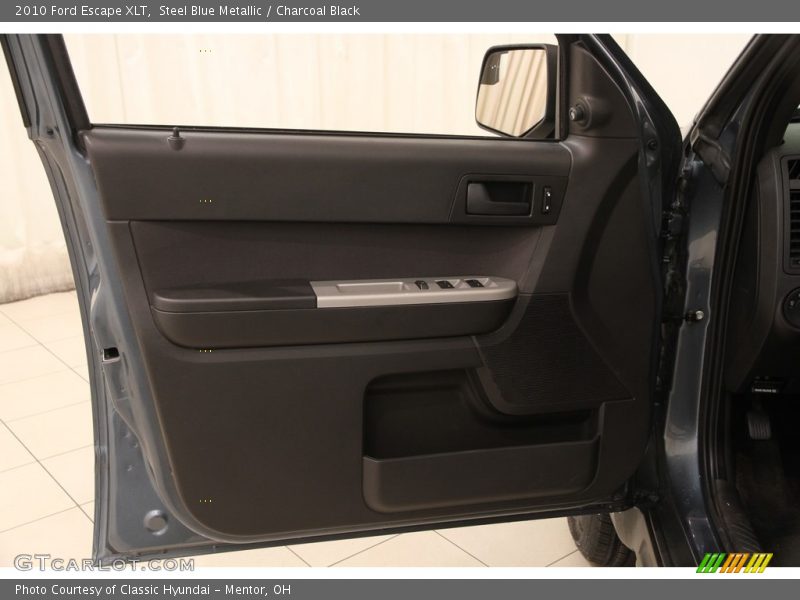 Steel Blue Metallic / Charcoal Black 2010 Ford Escape XLT