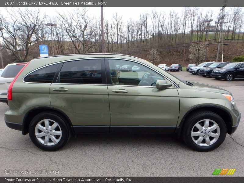 Green Tea Metallic / Ivory 2007 Honda CR-V EX-L 4WD