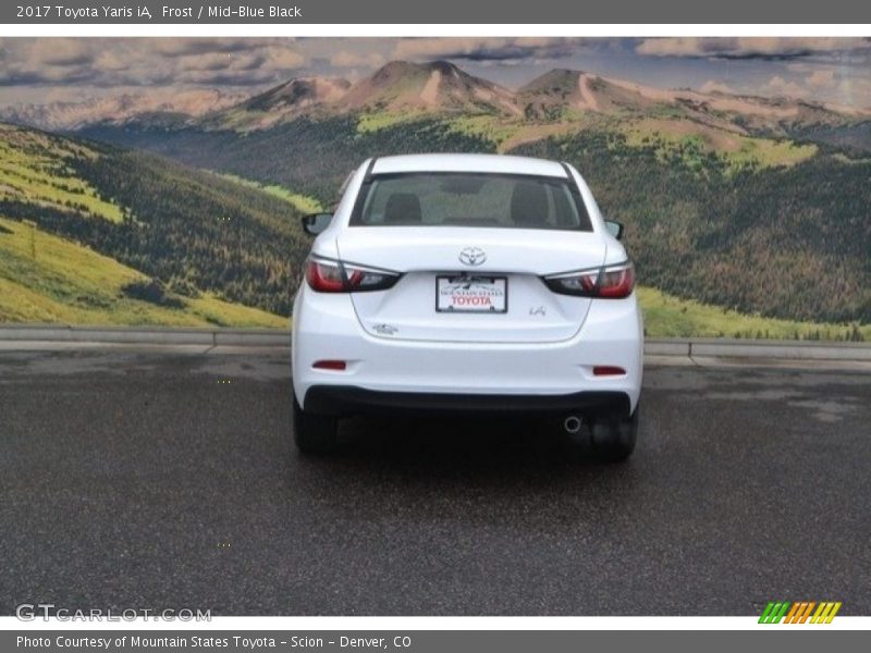 Frost / Mid-Blue Black 2017 Toyota Yaris iA