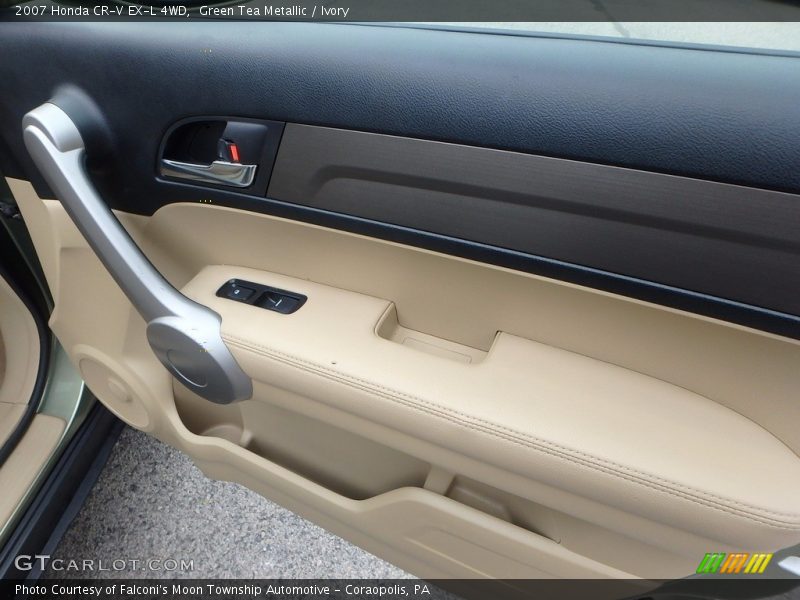 Green Tea Metallic / Ivory 2007 Honda CR-V EX-L 4WD