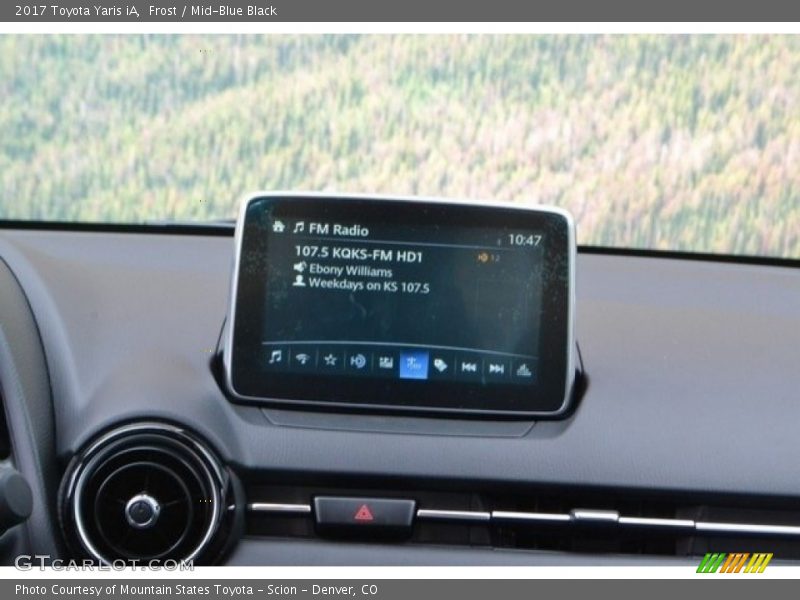 Frost / Mid-Blue Black 2017 Toyota Yaris iA