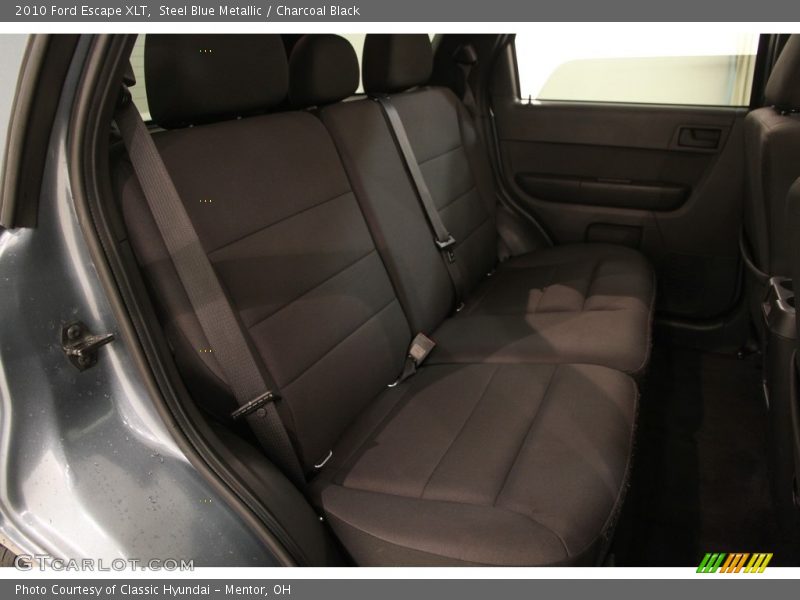 Steel Blue Metallic / Charcoal Black 2010 Ford Escape XLT