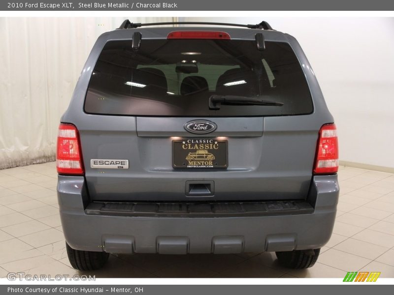 Steel Blue Metallic / Charcoal Black 2010 Ford Escape XLT