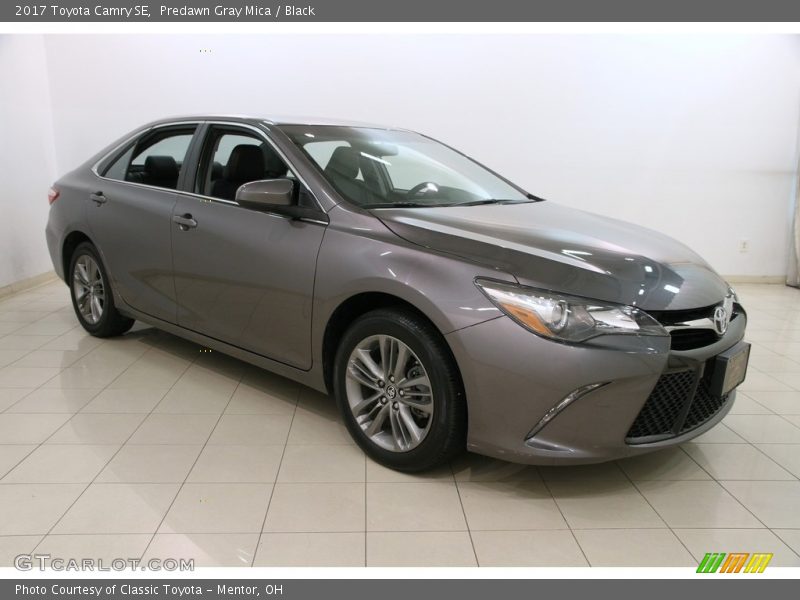 Predawn Gray Mica / Black 2017 Toyota Camry SE