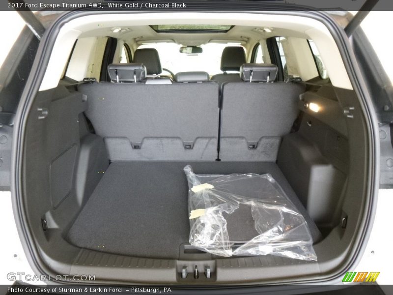 White Gold / Charcoal Black 2017 Ford Escape Titanium 4WD