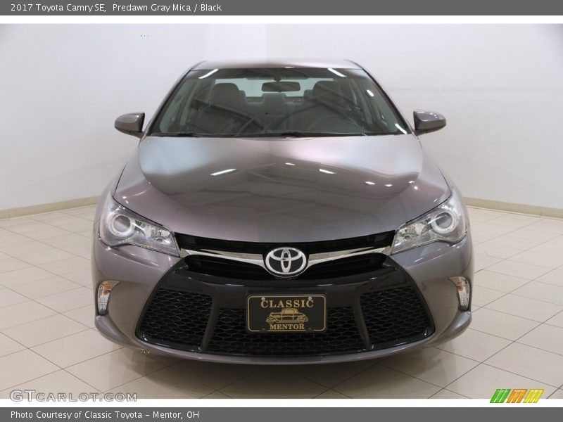 Predawn Gray Mica / Black 2017 Toyota Camry SE