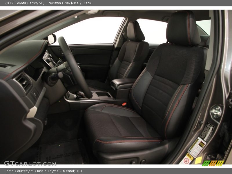 Predawn Gray Mica / Black 2017 Toyota Camry SE