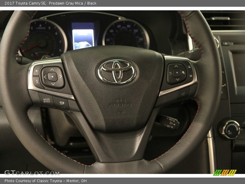 Predawn Gray Mica / Black 2017 Toyota Camry SE