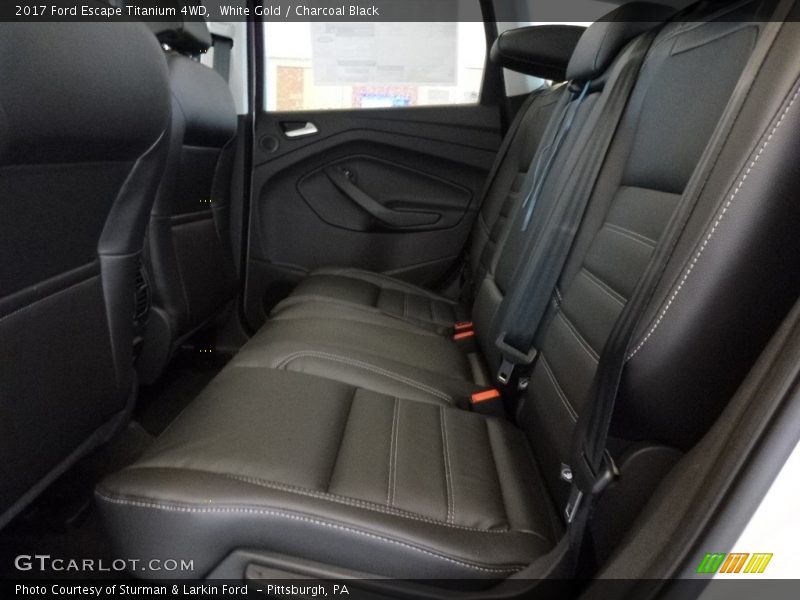 White Gold / Charcoal Black 2017 Ford Escape Titanium 4WD