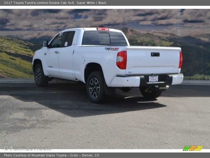 Super White / Black 2017 Toyota Tundra Limited Double Cab 4x4
