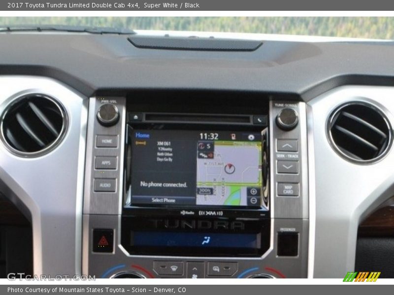 Super White / Black 2017 Toyota Tundra Limited Double Cab 4x4