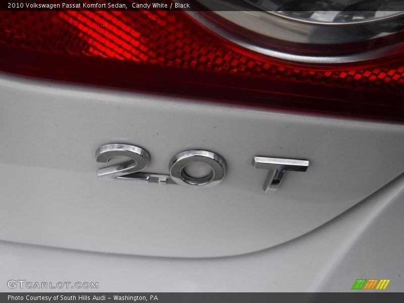 Candy White / Black 2010 Volkswagen Passat Komfort Sedan