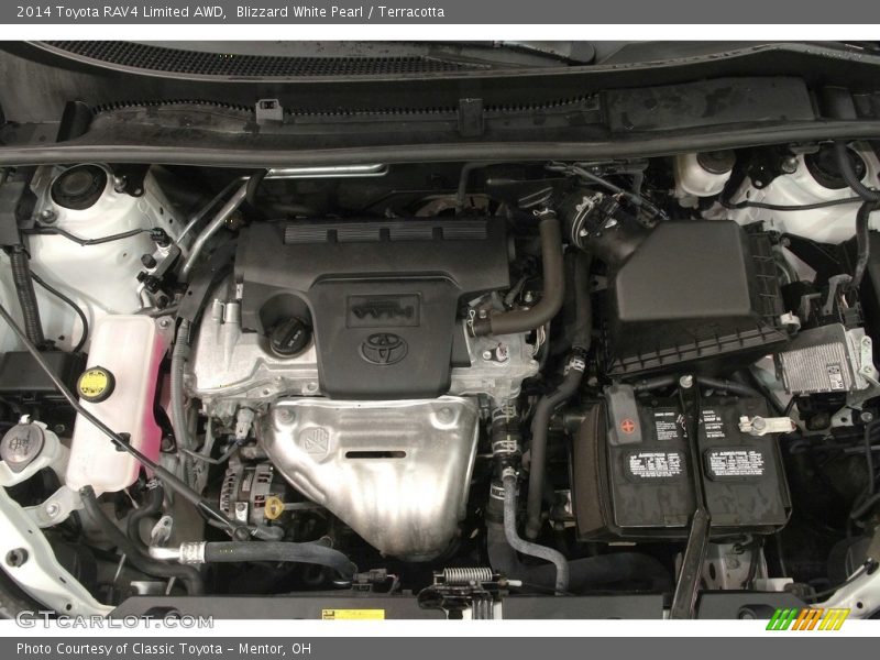  2014 RAV4 Limited AWD Engine - 2.5 Liter DOHC 16-Valve Dual VVT-i 4 Cylinder