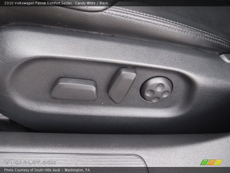 Candy White / Black 2010 Volkswagen Passat Komfort Sedan