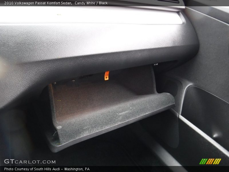 Candy White / Black 2010 Volkswagen Passat Komfort Sedan