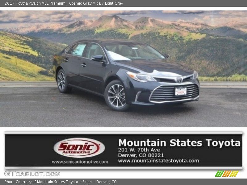 Cosmic Gray Mica / Light Gray 2017 Toyota Avalon XLE Premium