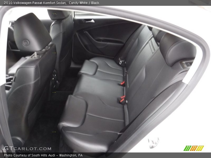 Candy White / Black 2010 Volkswagen Passat Komfort Sedan