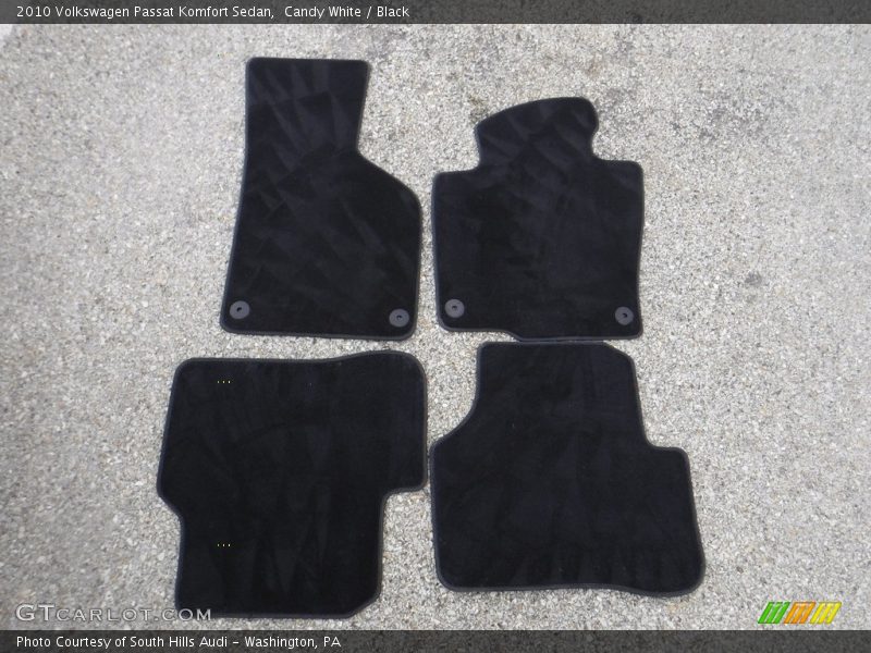 Candy White / Black 2010 Volkswagen Passat Komfort Sedan