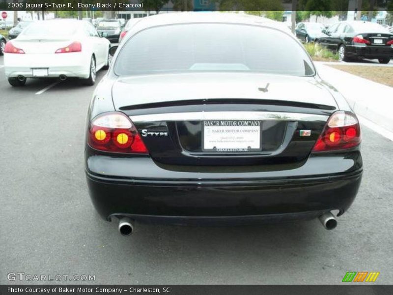 Ebony Black / Charcoal 2006 Jaguar S-Type R