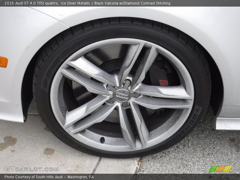 Ice Silver Metallic / Black Valcona w/Diamond Contrast Stitching 2015 Audi S7 4.0 TFSI quattro
