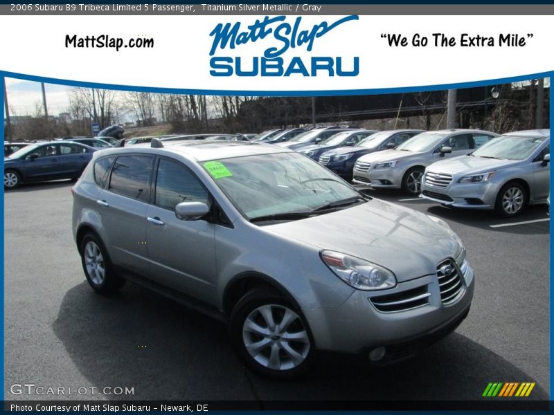 Titanium Silver Metallic / Gray 2006 Subaru B9 Tribeca Limited 5 Passenger
