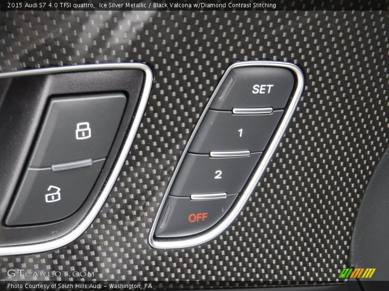 Ice Silver Metallic / Black Valcona w/Diamond Contrast Stitching 2015 Audi S7 4.0 TFSI quattro