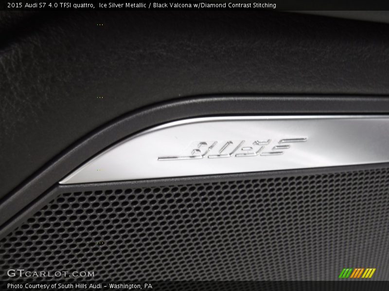 Ice Silver Metallic / Black Valcona w/Diamond Contrast Stitching 2015 Audi S7 4.0 TFSI quattro