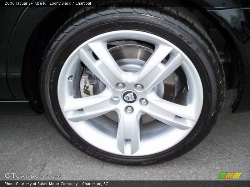 Ebony Black / Charcoal 2006 Jaguar S-Type R