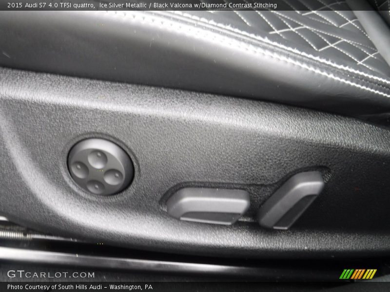 Ice Silver Metallic / Black Valcona w/Diamond Contrast Stitching 2015 Audi S7 4.0 TFSI quattro