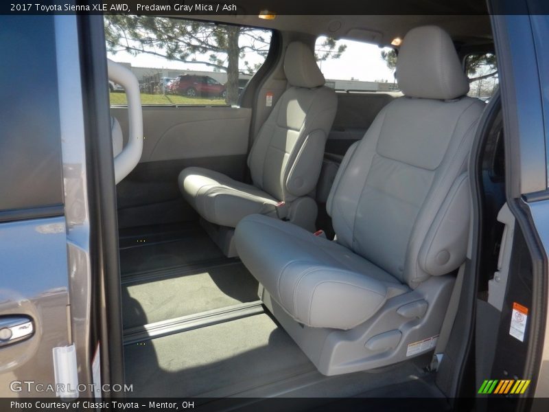 Predawn Gray Mica / Ash 2017 Toyota Sienna XLE AWD
