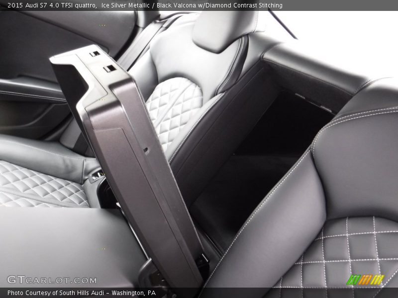 Ice Silver Metallic / Black Valcona w/Diamond Contrast Stitching 2015 Audi S7 4.0 TFSI quattro