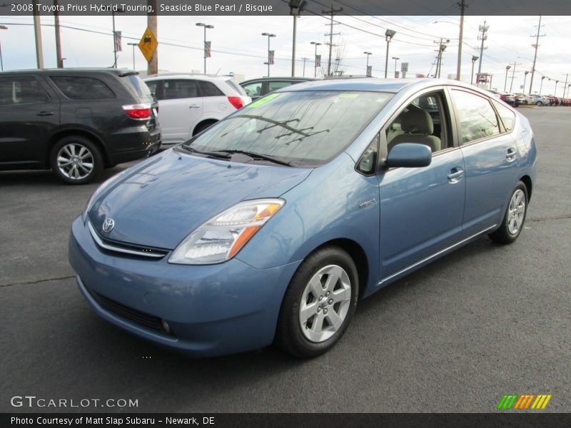 Seaside Blue Pearl / Bisque 2008 Toyota Prius Hybrid Touring